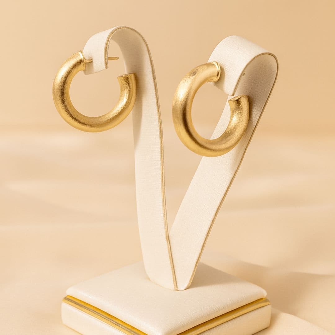 Argola Acetinada P
