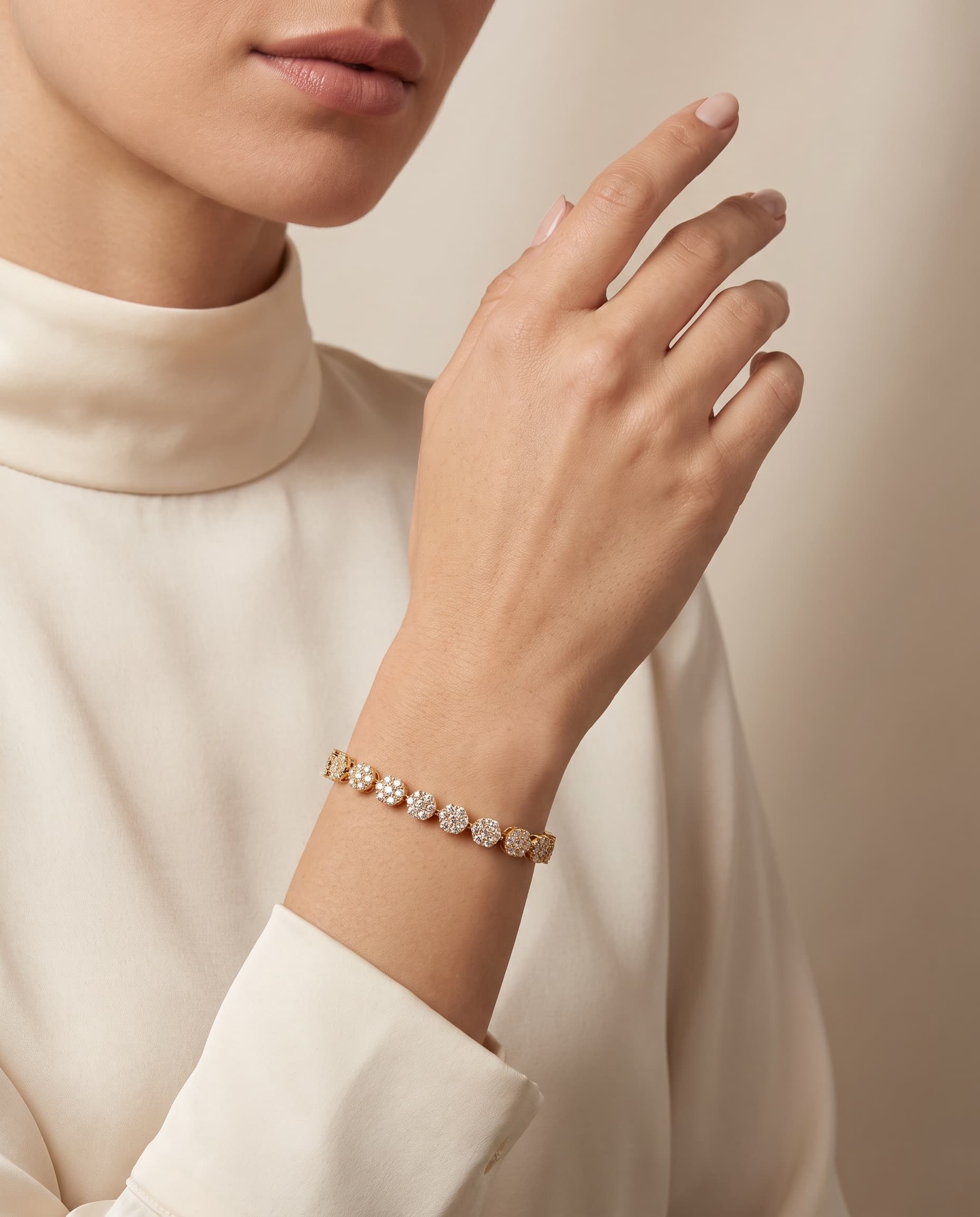 Pulseira Riviera Swarovisk Cristal
