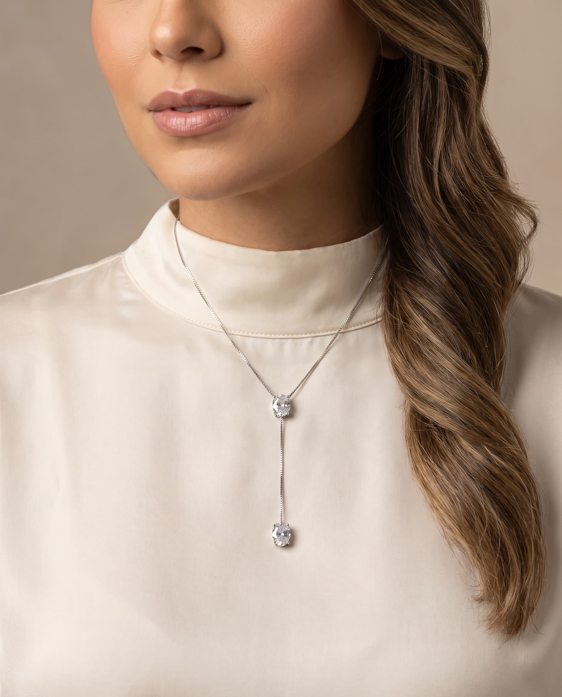 Gravata Rhodium